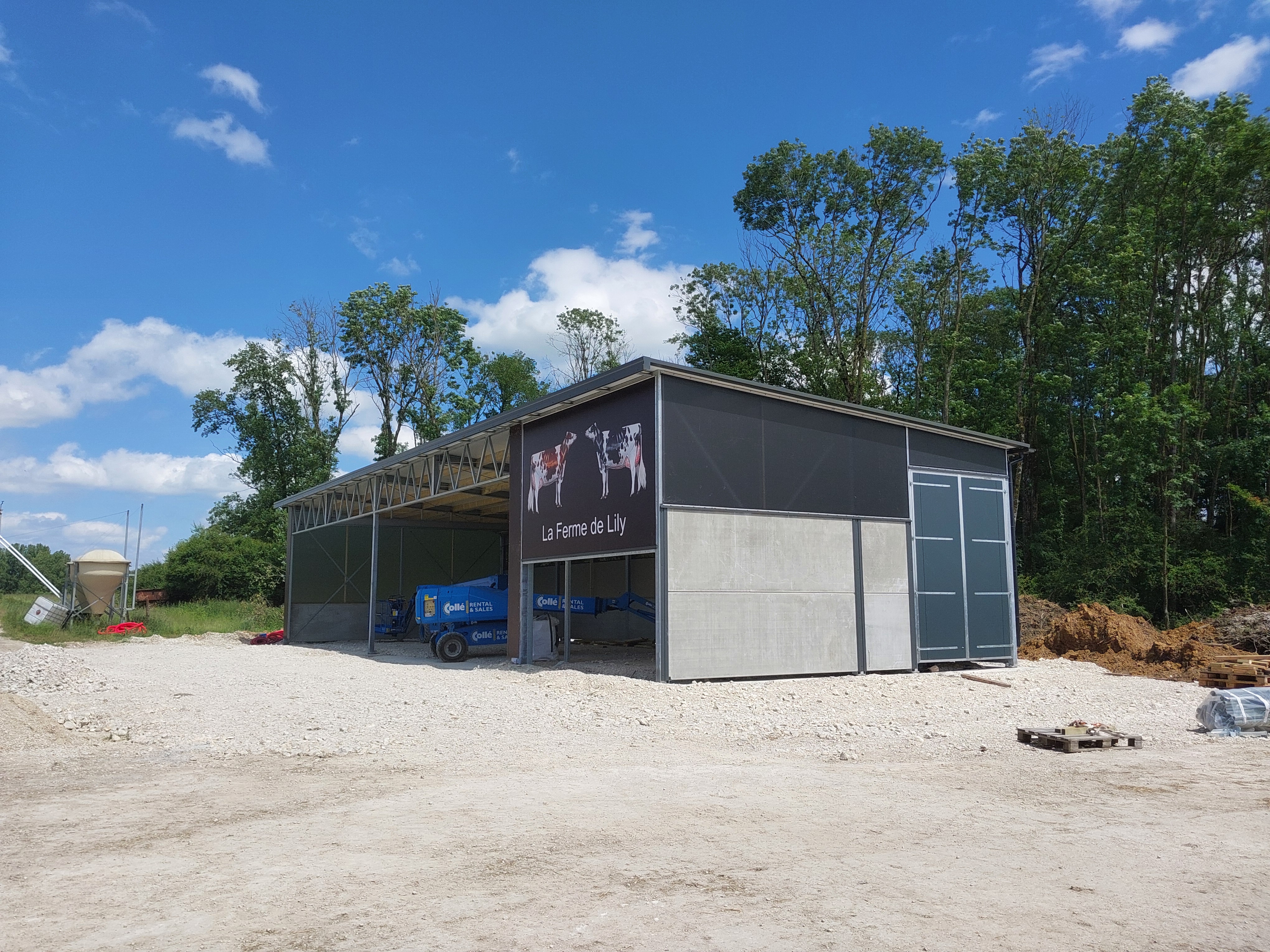 Modulare Futterküche in Frankreich